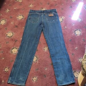 Wrangler Men's Classic Straight Blue Jeans